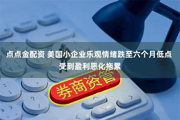 点点金配资 美国小企业乐观情绪跌至六个月低点 受到盈利恶化拖累