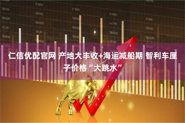 仁信优配官网 产地大丰收+海运减船期 智利车厘子价格“大跳水”